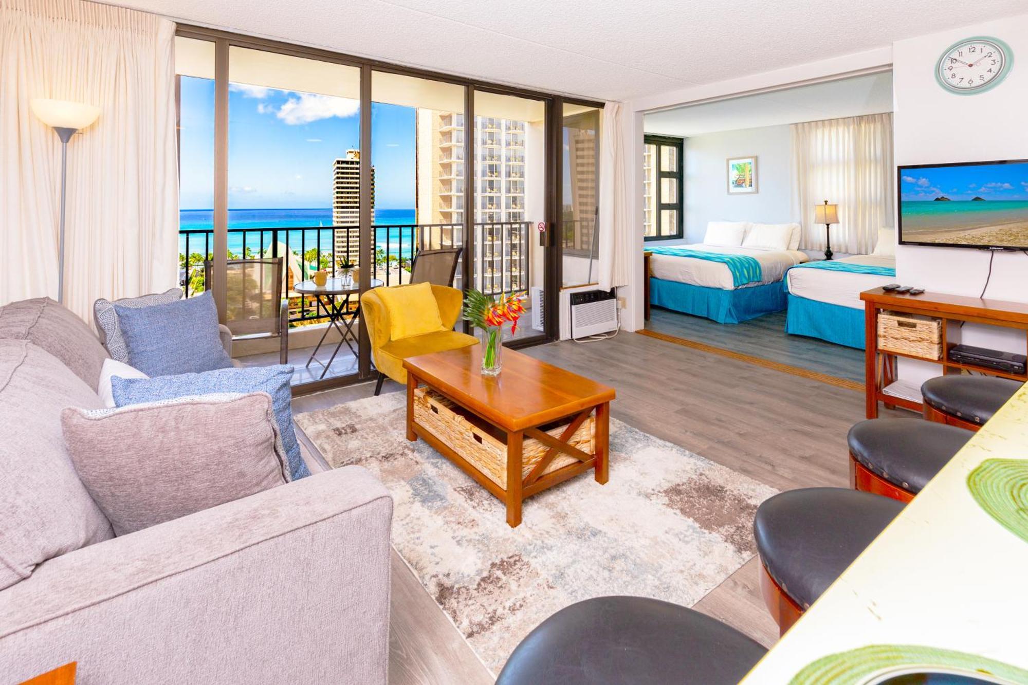 Renovated Ocean View Suite, Near Beach, Free Parking Гонолулу Екстер'єр фото